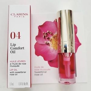 Clarins Award Winning Lip Comfort Oil in shade 04 Pitaya-1.4 ml